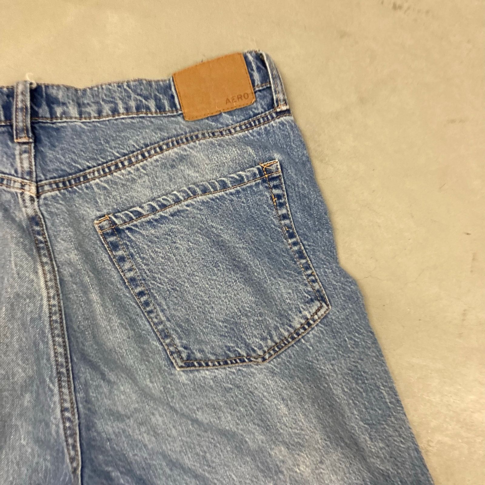 Aeropostale × Vintage Baggy Y2K Aeropostale Jeans 33x29 Size US 33 - 6 Thumbnail