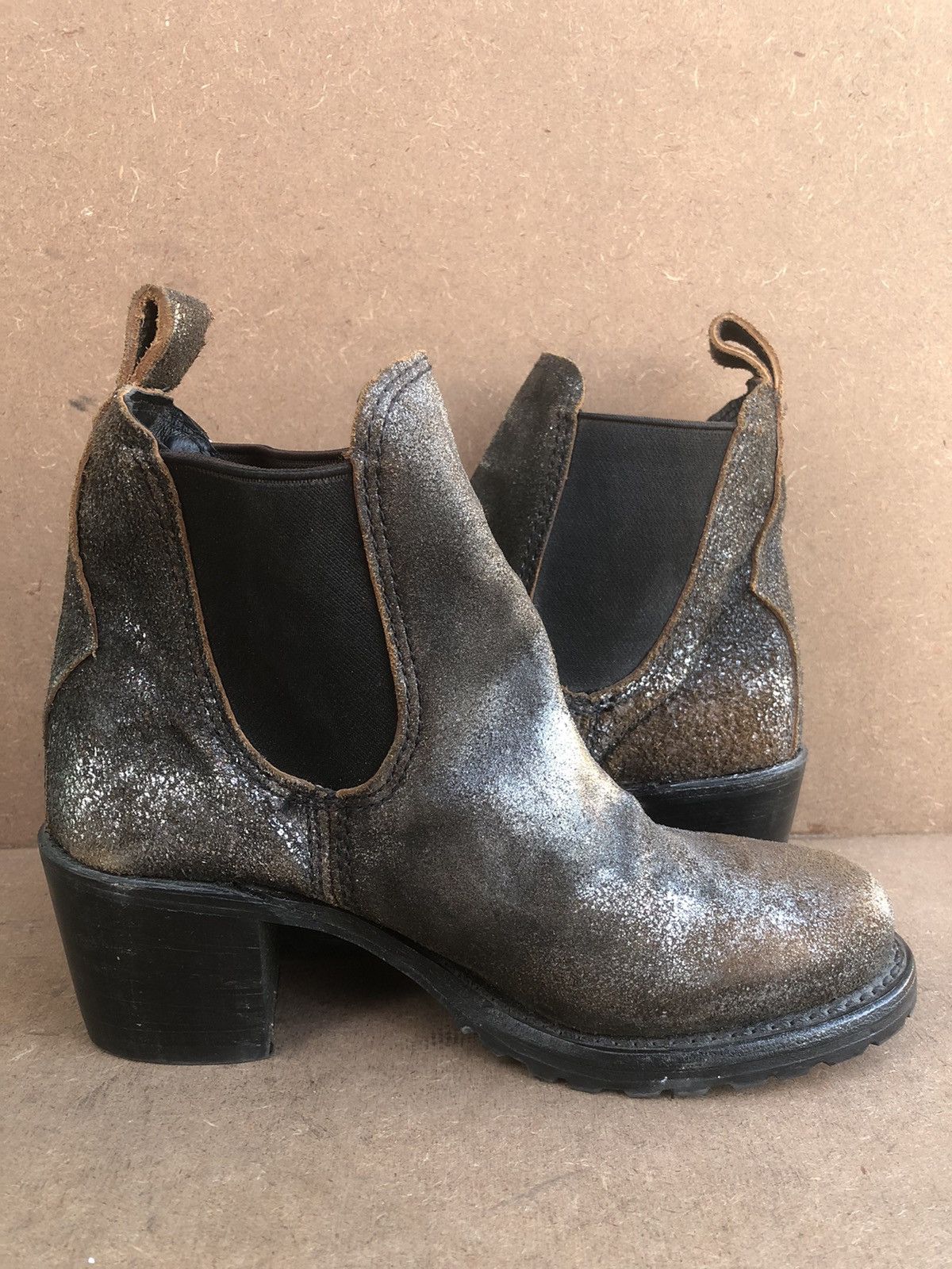 Frye FRYE Grey Suede Chelsea Boots Size US 7.5 M Made In 🇺🇸 Size US 7.5 / IT 37.5 - 5 Thumbnail