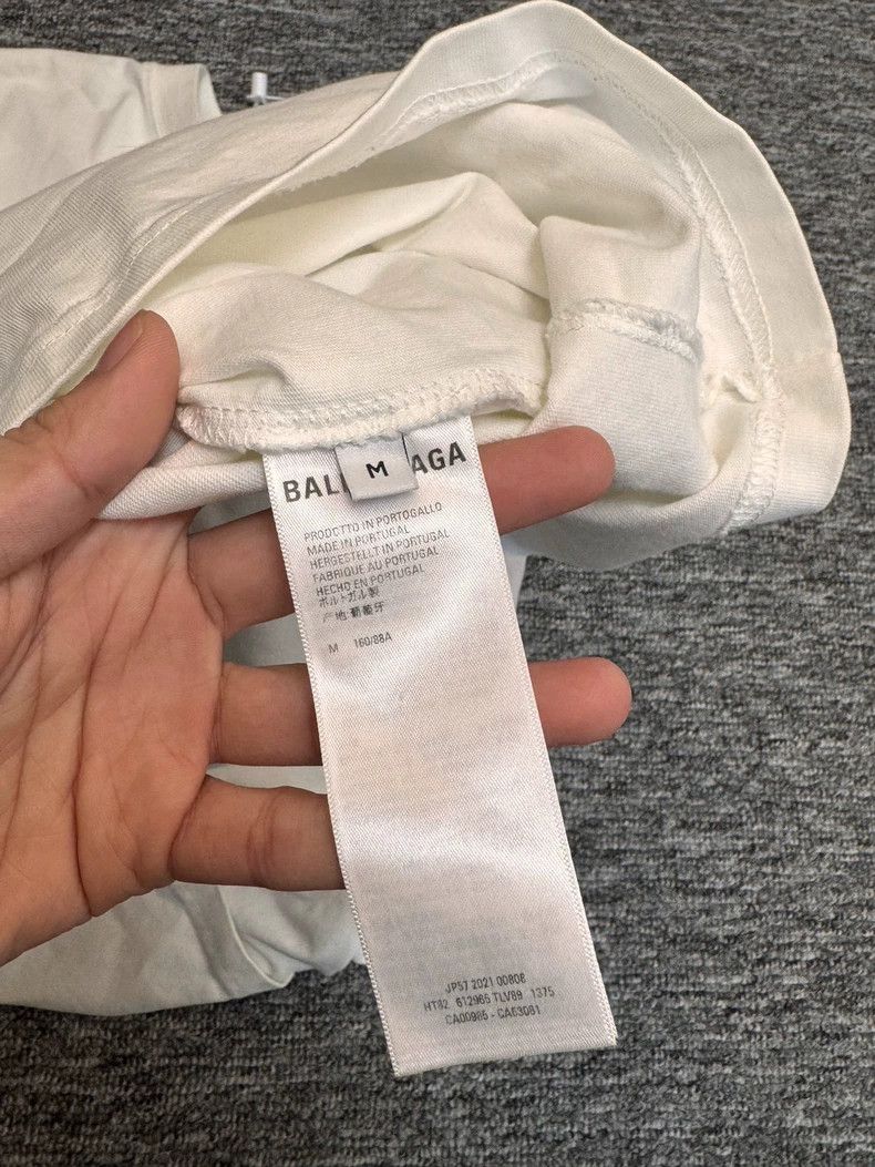 Balenciaga Balenciaga Solid Color Letter Logo Short Sleeve T-Shirt Me Size US M / EU 48-50 / 2 - 3 Thumbnail