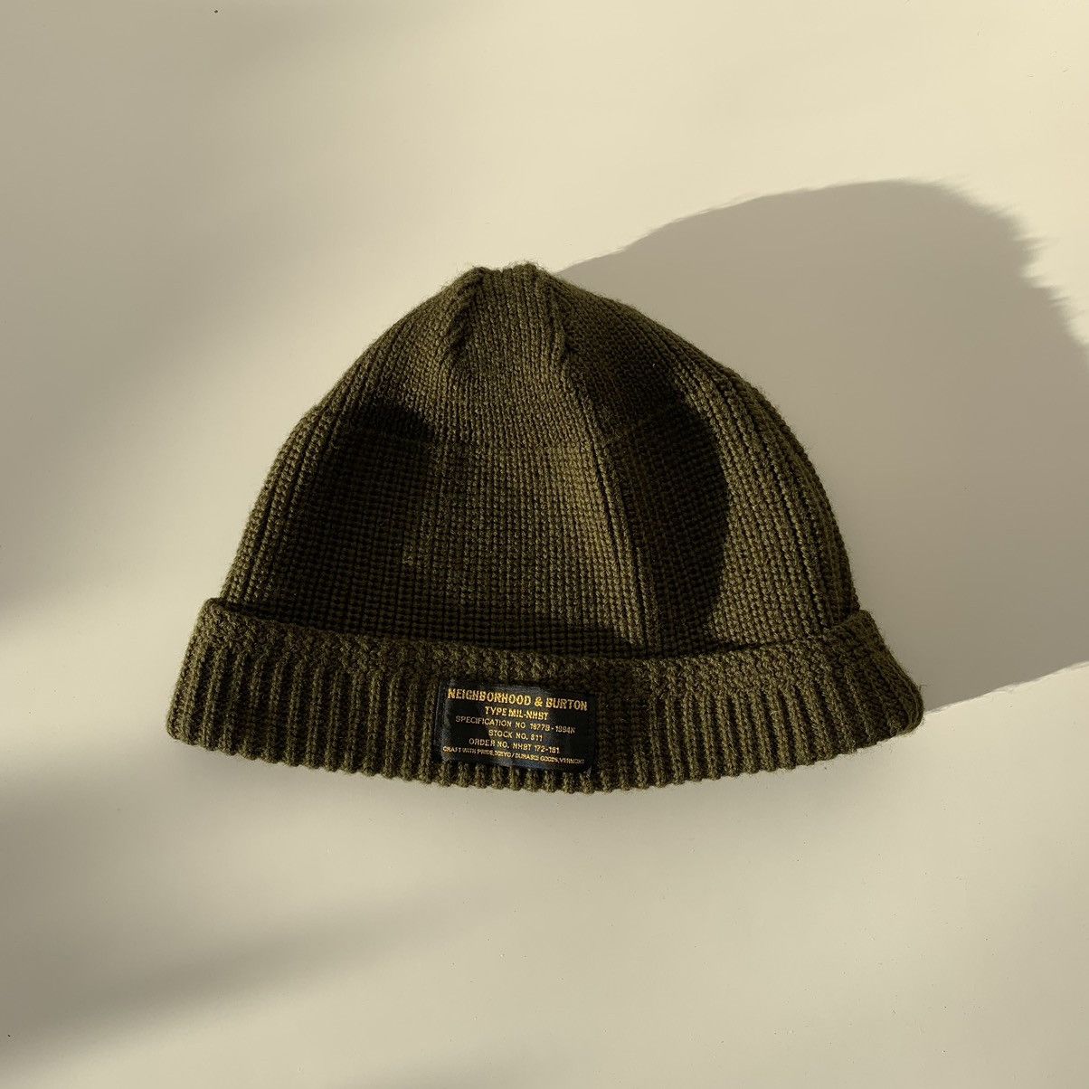 Burton × Neighborhood 2015 Neighborhood X Burton Watch Cap Wool Knitted Hat Size ONE SIZE - 2 Thumbnail