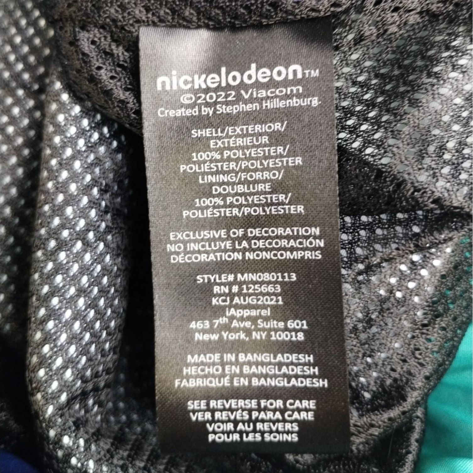 Members Only MemberOnlyxNickelodeon M's Multicolor Jacket/Windbreaker SzX Size US XL / EU 56 / 4 - 5 Thumbnail