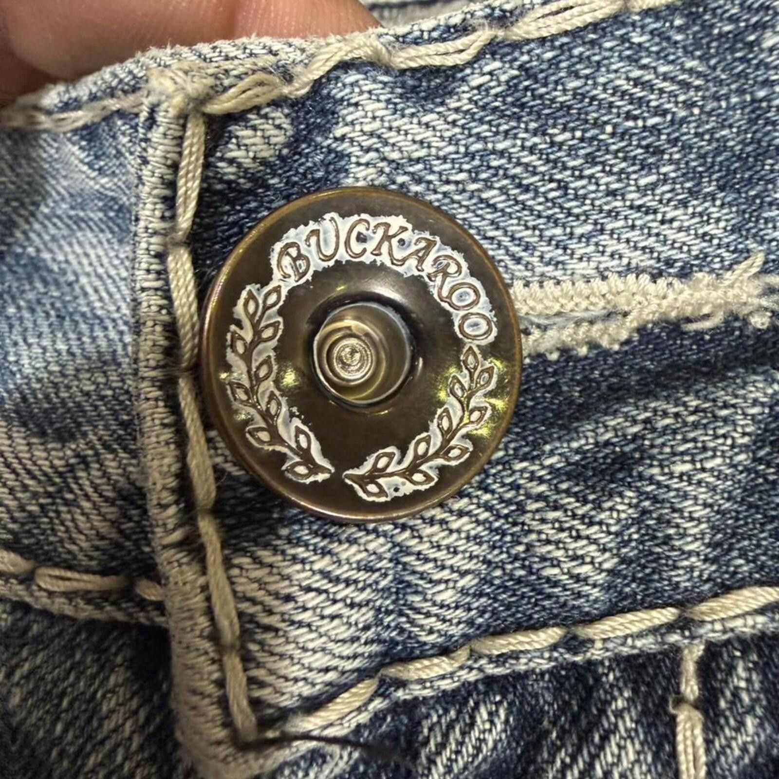 True Religion Buckaroo capri style denim jeans Size 28" / US 6 / IT 42 - 5 Thumbnail