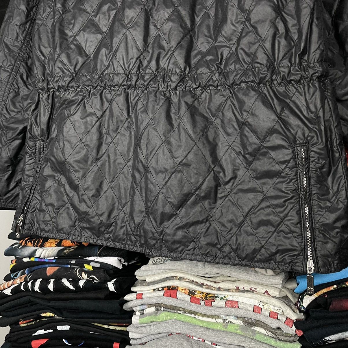Designer × Moncler Moncler Coat Jacket Black Logo Hooded Y2K Retro Size M / US 6-8 / IT 42-44 - 6 Thumbnail
