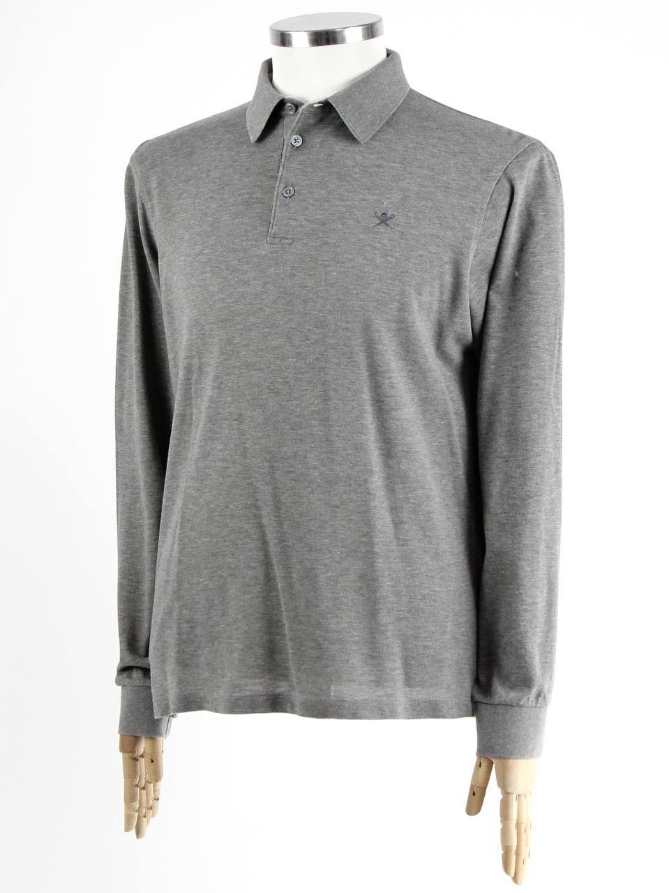 Hackett HACKETT LONDON Long sleeve polo with logo Size US L / EU 52-54 / 3 - 2 Thumbnail