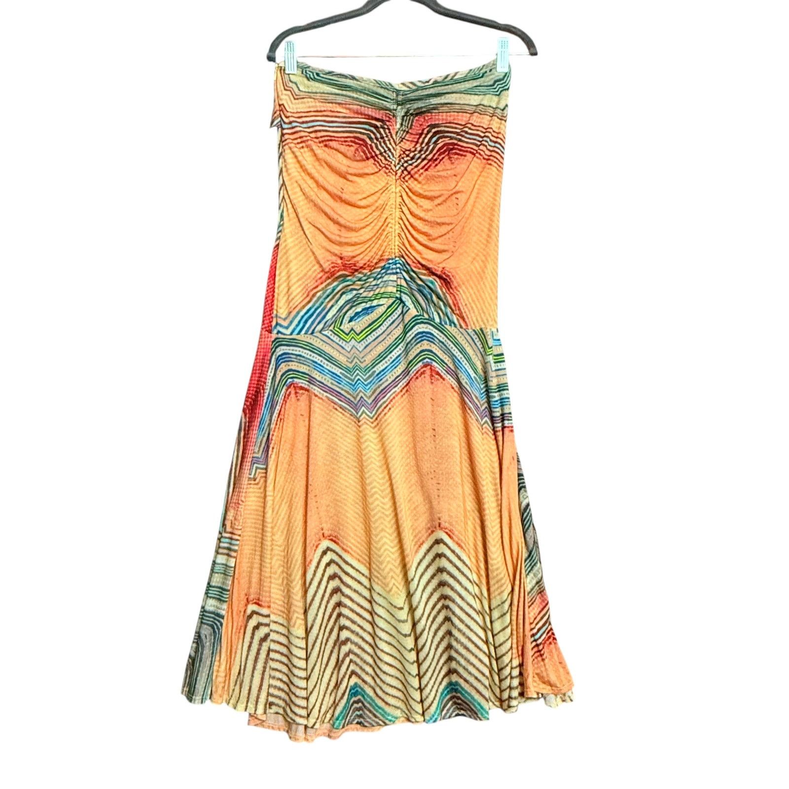 Ulla Johnson Ulla Johnson Alyssa Chevron Stripe Midi Skirt Size S 100% Size 27" / US 4 / IT 40 - 13 Thumbnail