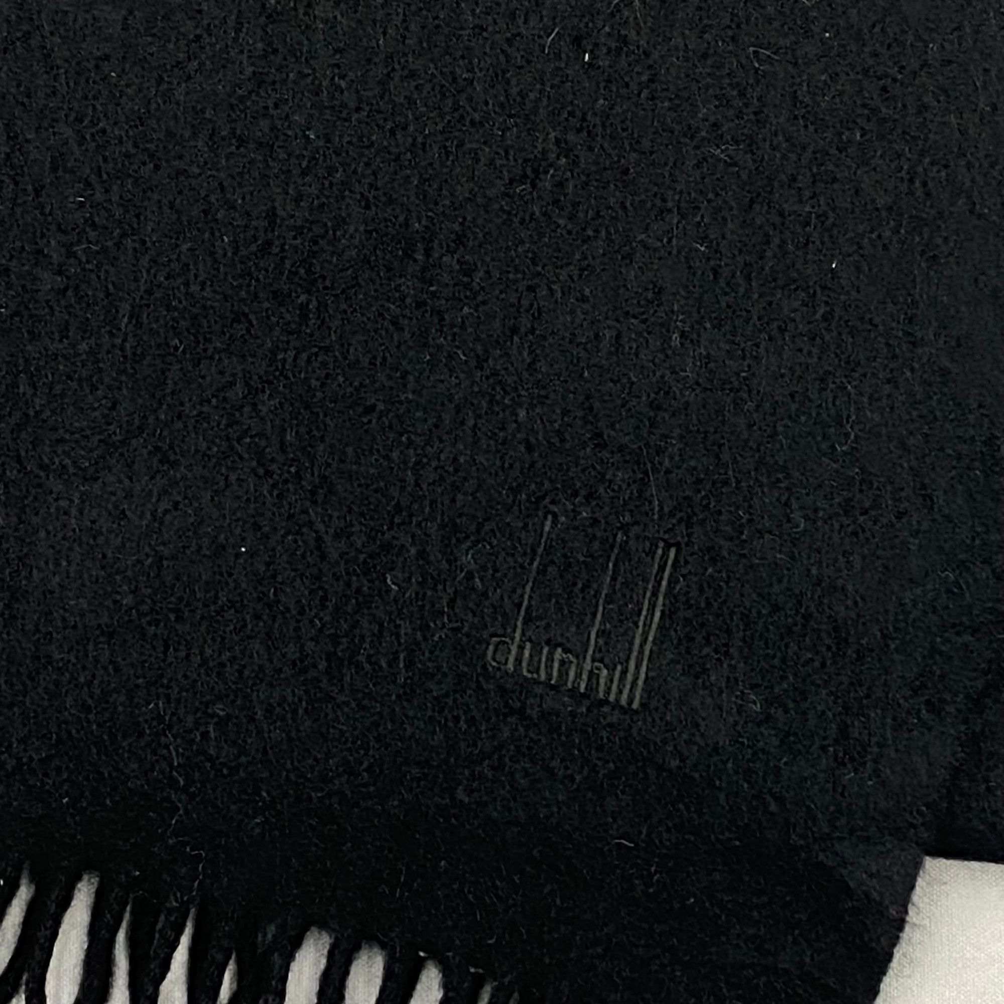 Alfred Dunhill Vintage Alfred Dunhill Scarf Muffler Wool Cashmere Scarves Size ONE SIZE - 4 Thumbnail