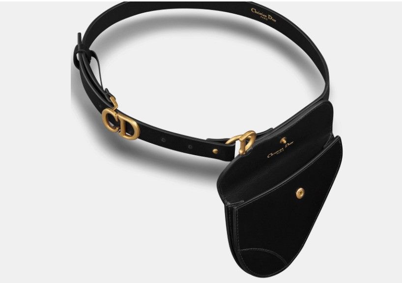 o1w1db10325 Size: OS / B0481CB Removable Pouch Belt in Black
