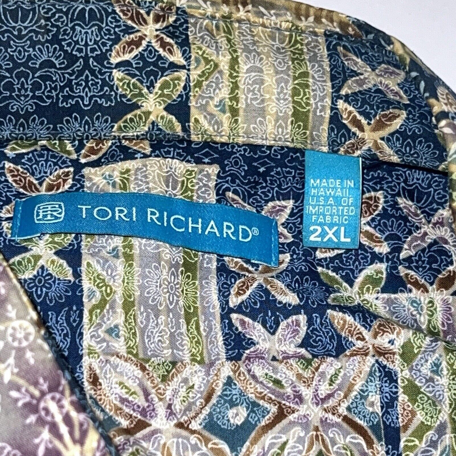 Tori Richard Tori Richard 2XL Hawaiian Shirt Paisley Abstract Geometric Size US XXL / EU 58 / 5 - 5 Thumbnail