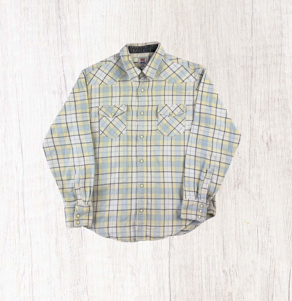 Levi's Unique Levi's Vintage 1996 White Tab Rare Shirt Size US L / EU 52-54 / 3 - 2 Thumbnail