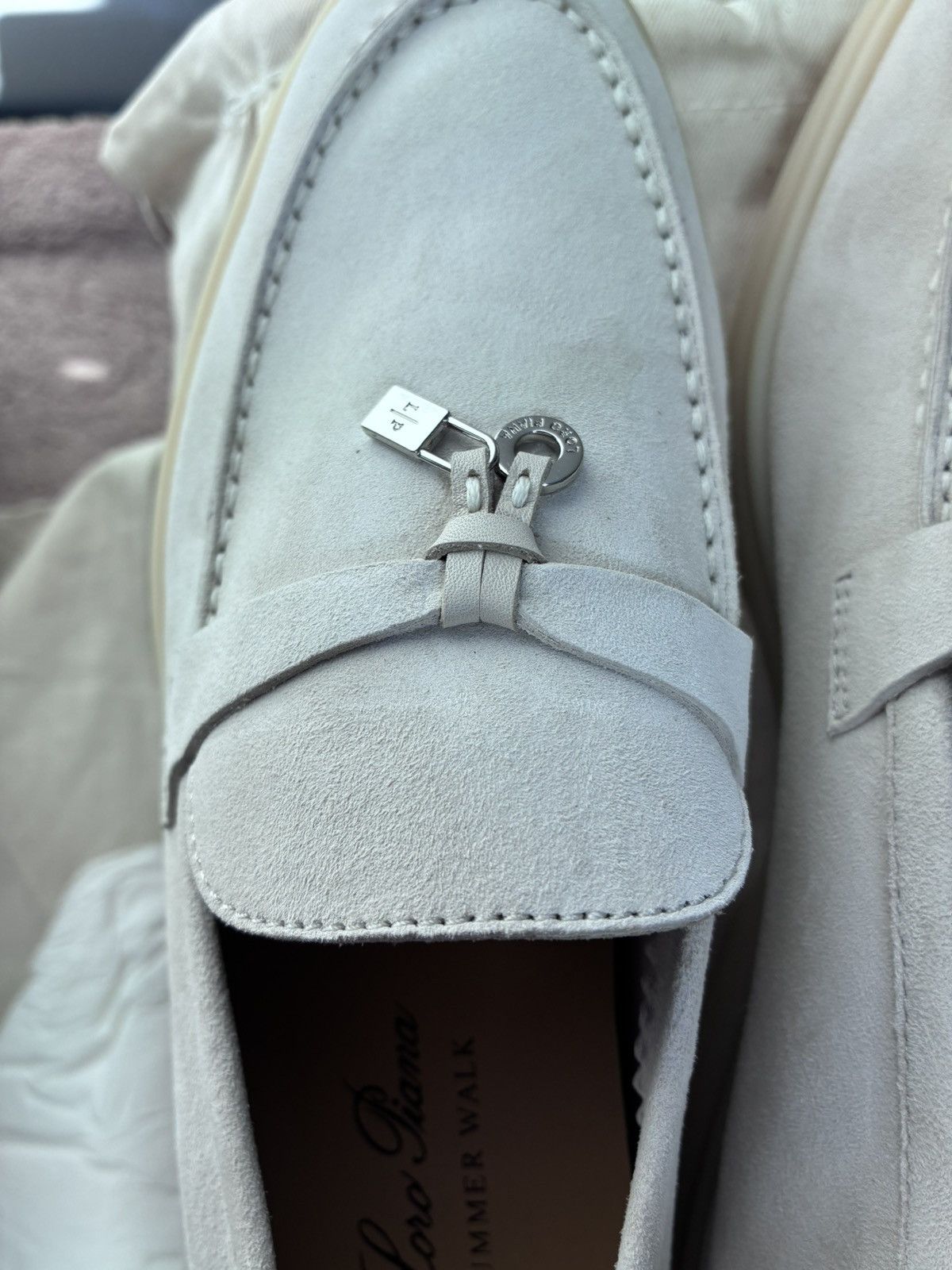 Loro Piana Loro piana grey summer charm walk uk 5 eu 38 Size US 8 / IT 38 - 6 Thumbnail