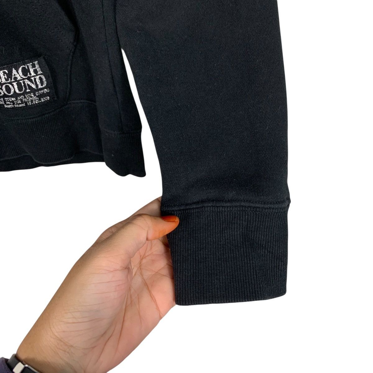 Japanese Brand BEACH SOUND Save The Blue Zipper Hoodies #3642-C166 Size M / US 6-8 / IT 42-44 - 11 Thumbnail