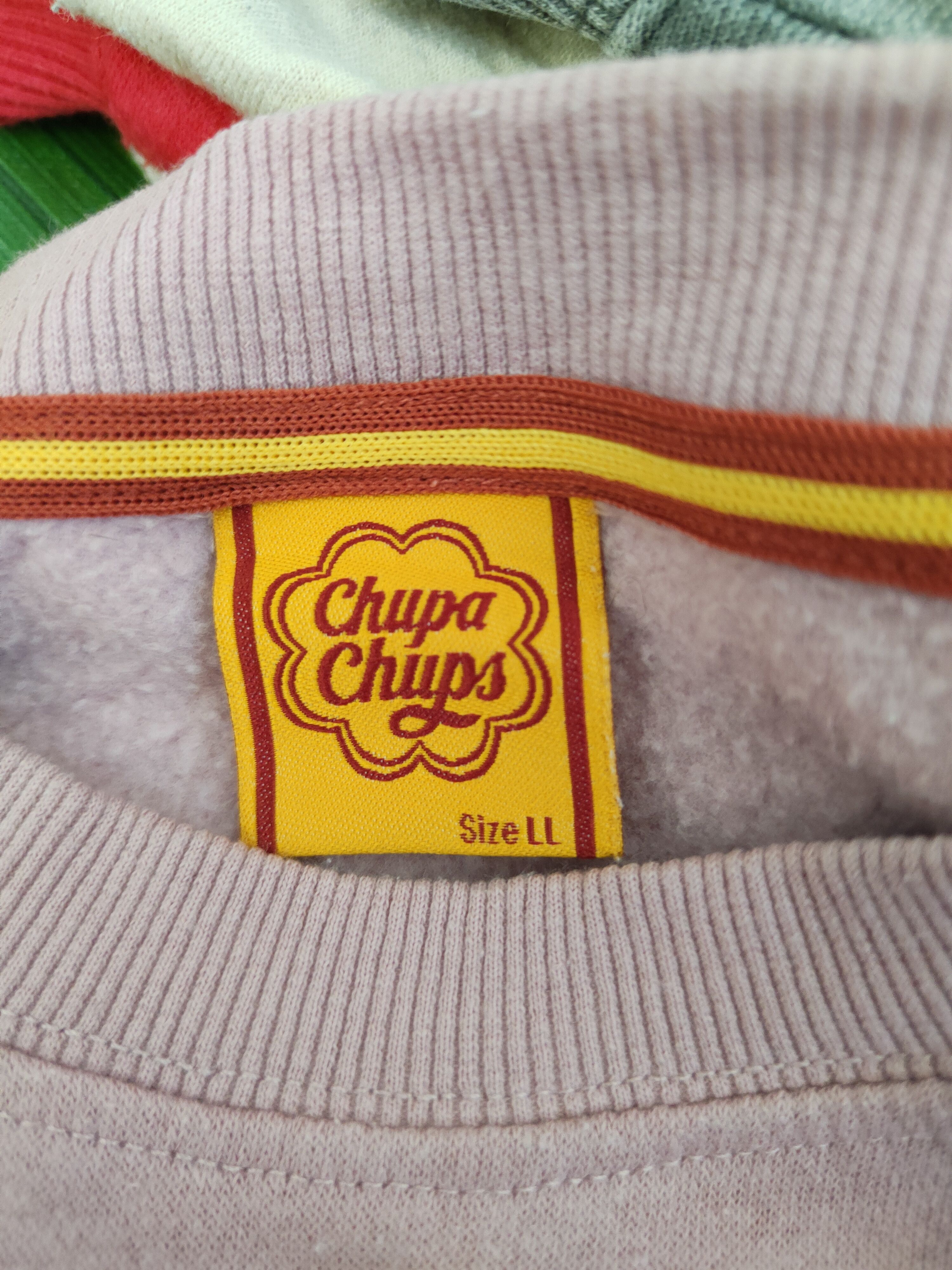 Japanese Brand × Vintage Chupa Chups Pink Lollipop Sweatshirts #S2564 Size L / US 10 / IT 46 - 13 Thumbnail