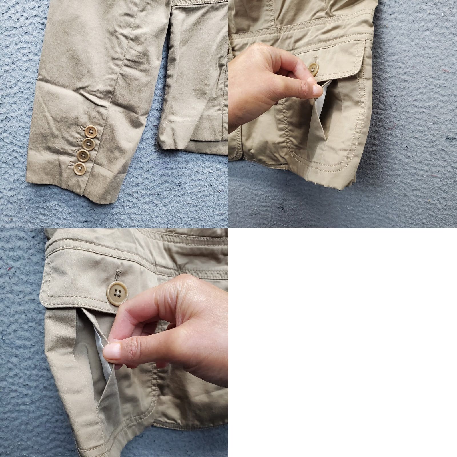 Talbots Talbots Jacket Womens 10P Brown Pockets Notch Lapel One Button Sleeve Size L / US 10 / IT 46 - 8 Thumbnail