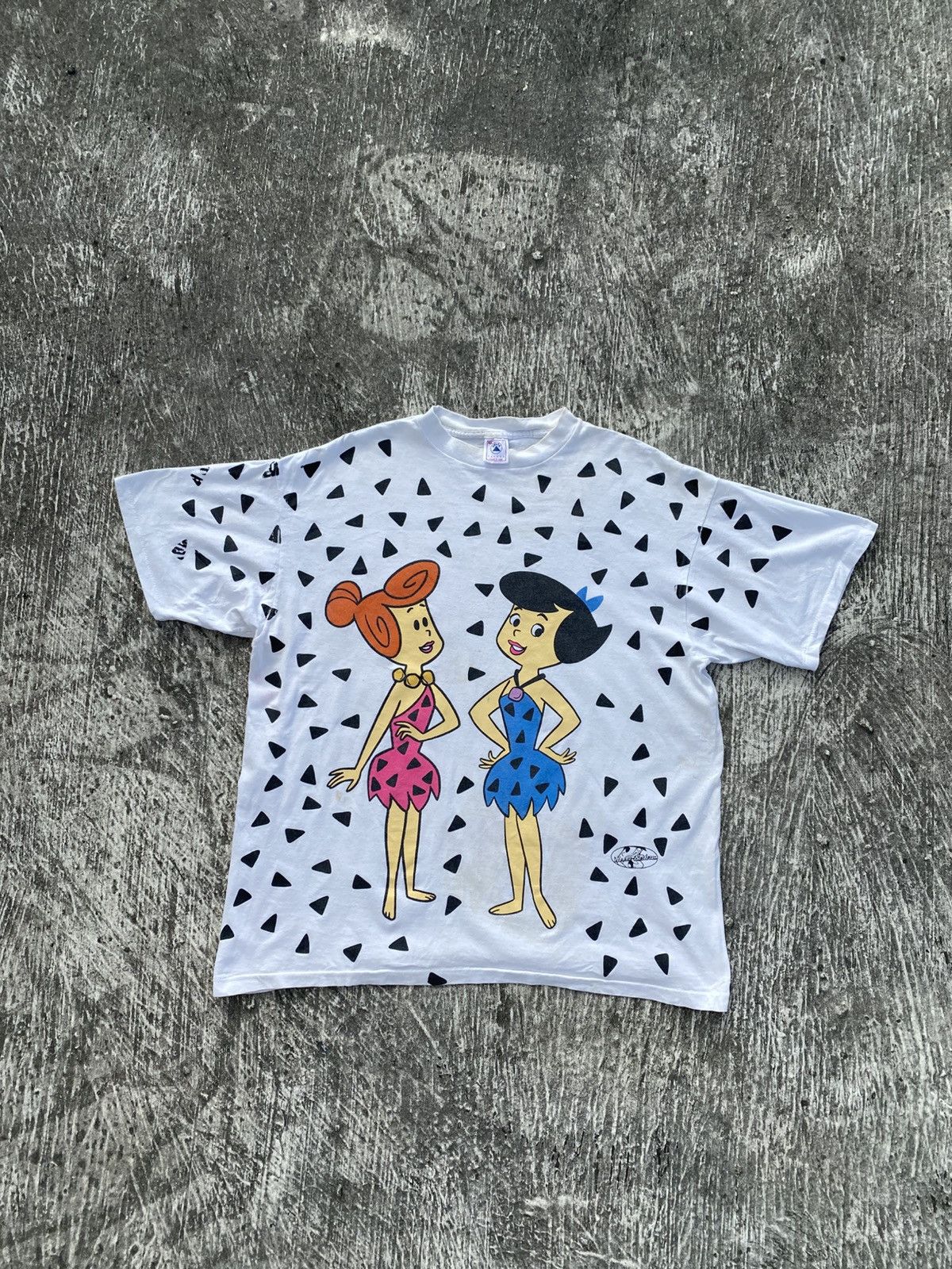 Delta Vintage tee the Flinstones 90s Size US XL / EU 56 / 4 - 1 Thumbnail