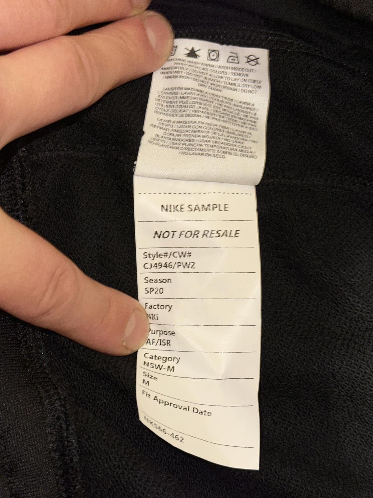 Nike Nike N-72 Athletics Unit French Terry Black Pants Sample Size US 32 / EU 48 - 11 Thumbnail