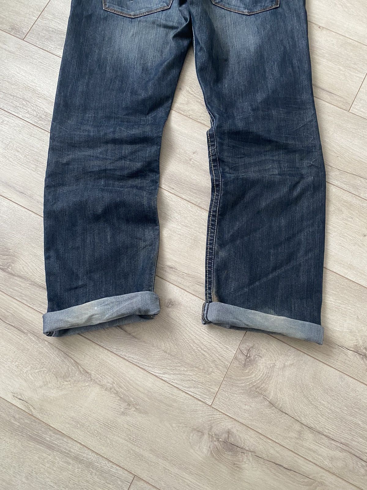 If Six Was Nine Vintage Baggy Japanese Washed Denim Jeans Metal Faded Y2K Size US 34 / EU 50 - 2 Thumbnail