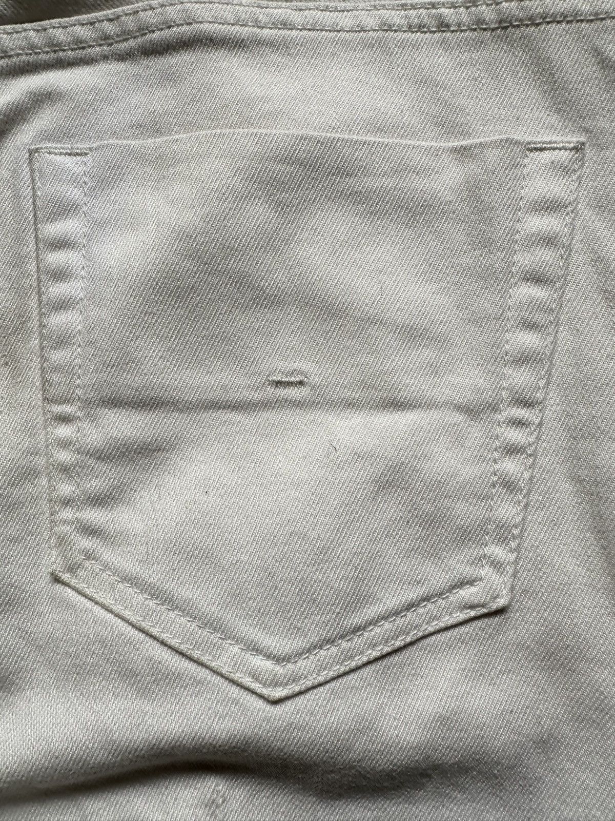 Uru 13FW URU - White denim jeans Size US 33 - 23 Thumbnail