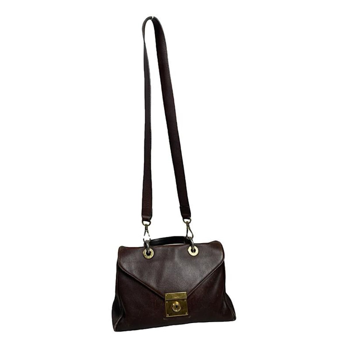Jil Sander Brown Leather Handbag Size ONE SIZE - 1 Thumbnail