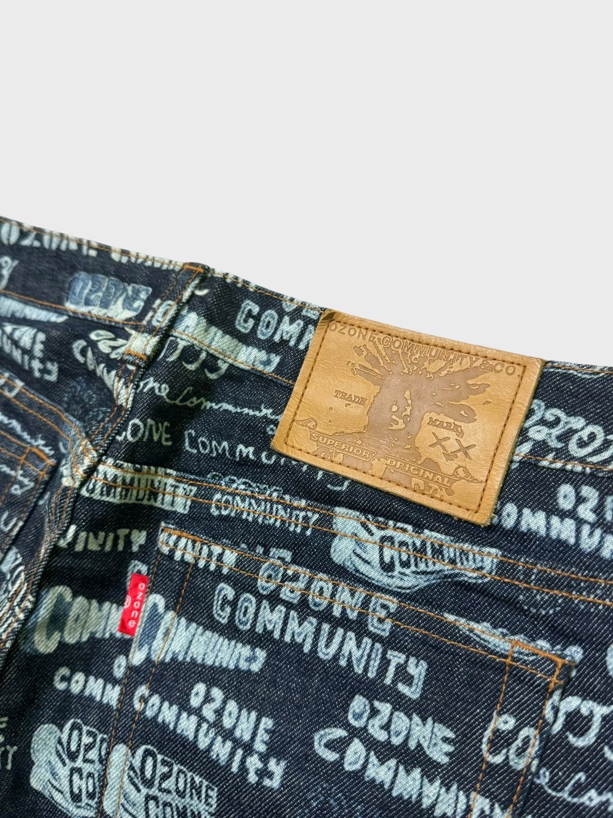 Japanese Brand × Vintage Flared OZONE COMMUNITY Overpinted Hysteric Glamour Style Size US 27 - 14 Thumbnail