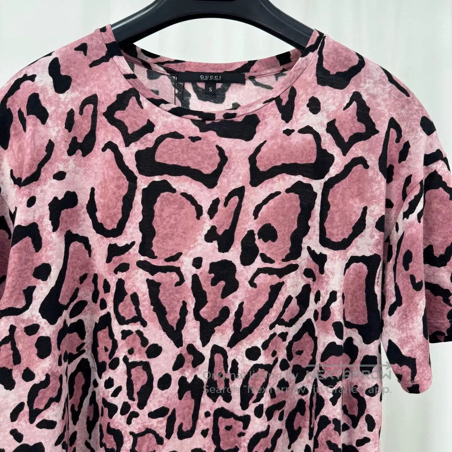 Gucci gucci leopard print short sleeve t. Size S / US 4 / IT 40 - 3 Thumbnail