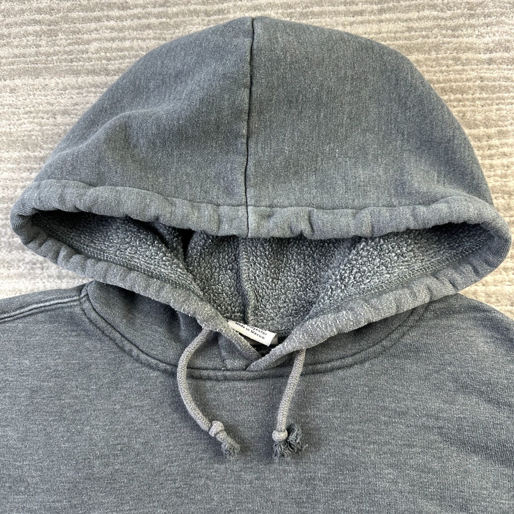Carhartt Carhartt Hoodie Mens XL Gray Fleece Sweatshirt Pullover Work Wear Crew Neck Hooded Embroidered Logo Pockets All Seasons Regular Size US XL / EU 56 / 4 - 3 Thumbnail
