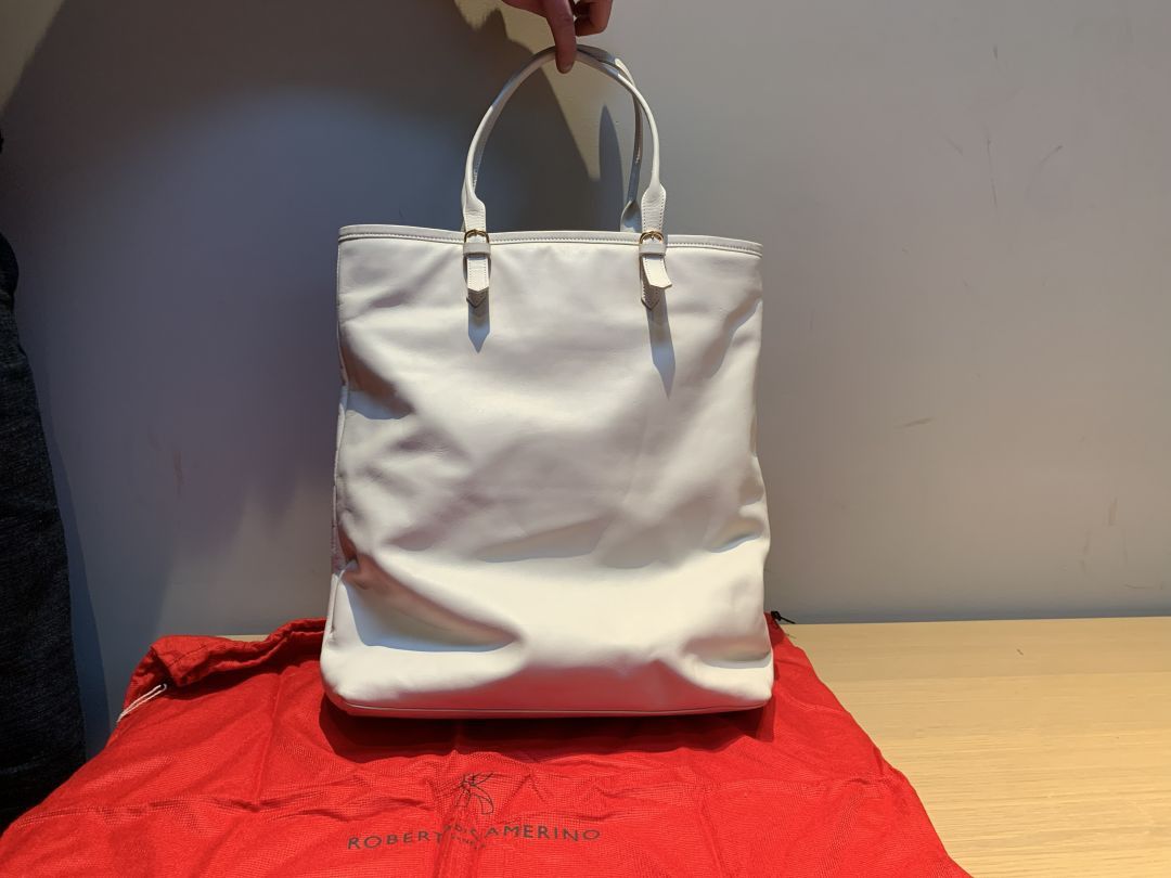Roberta di Camerino ARCHIVAL Roberta di Camerino White Leather Shopper Tote Size ONE SIZE - 2 Thumbnail