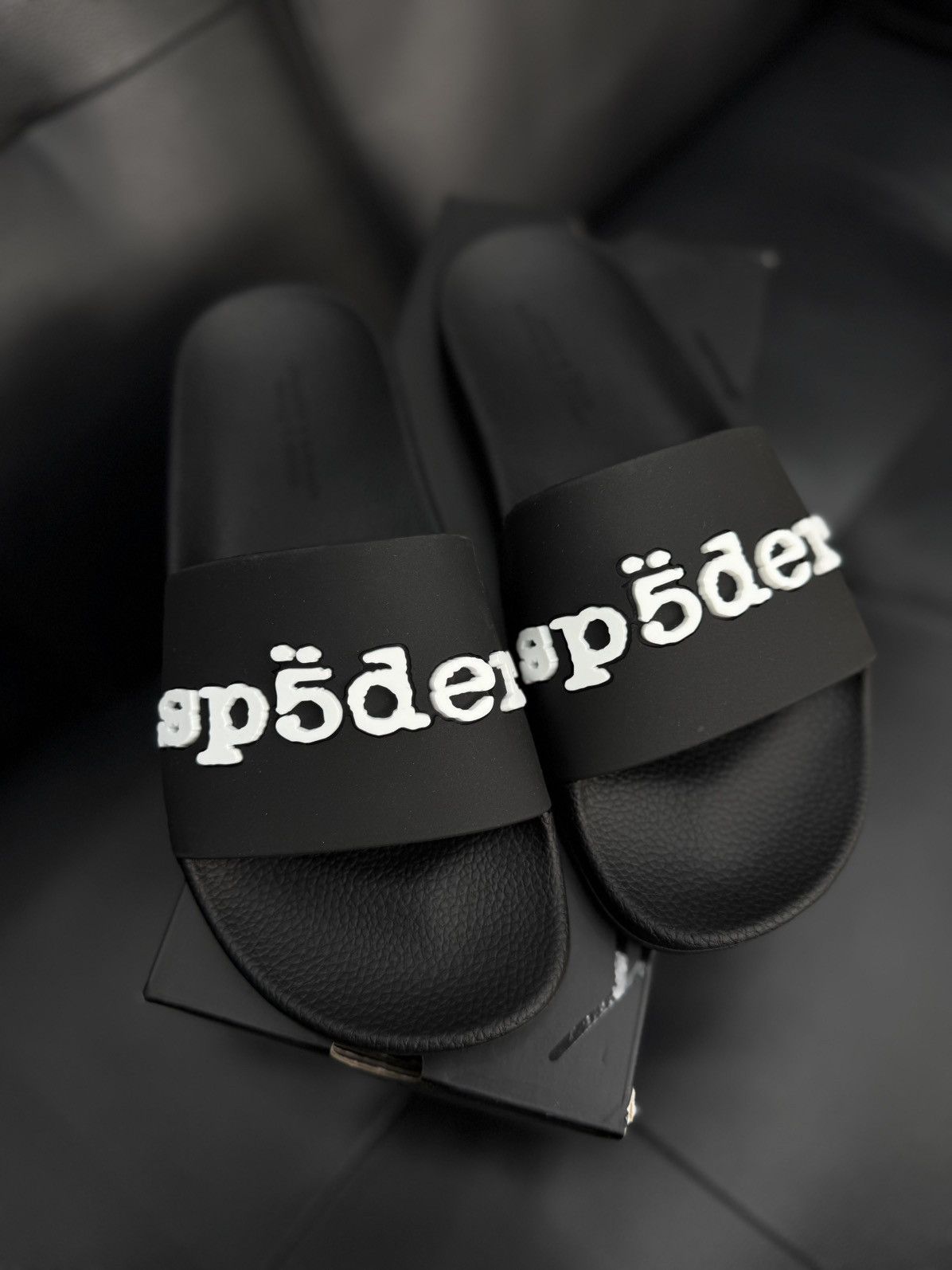 Sp5der Sp5der Slides Slip On Black Size 6 (Brand New) Size US 6 / EU 39 - 1 Thumbnail