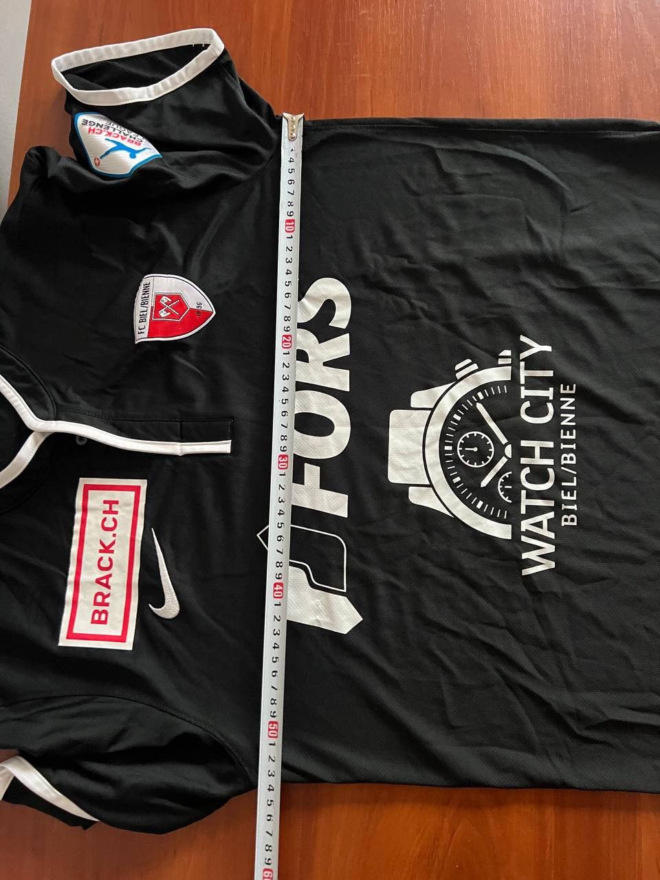 Nike 2012/13 FC BIEL/BIENNA #12 COBRAZ MATCH WORN SOCCER JERSEY L Size US L / EU 52-54 / 3 - 21 Thumbnail