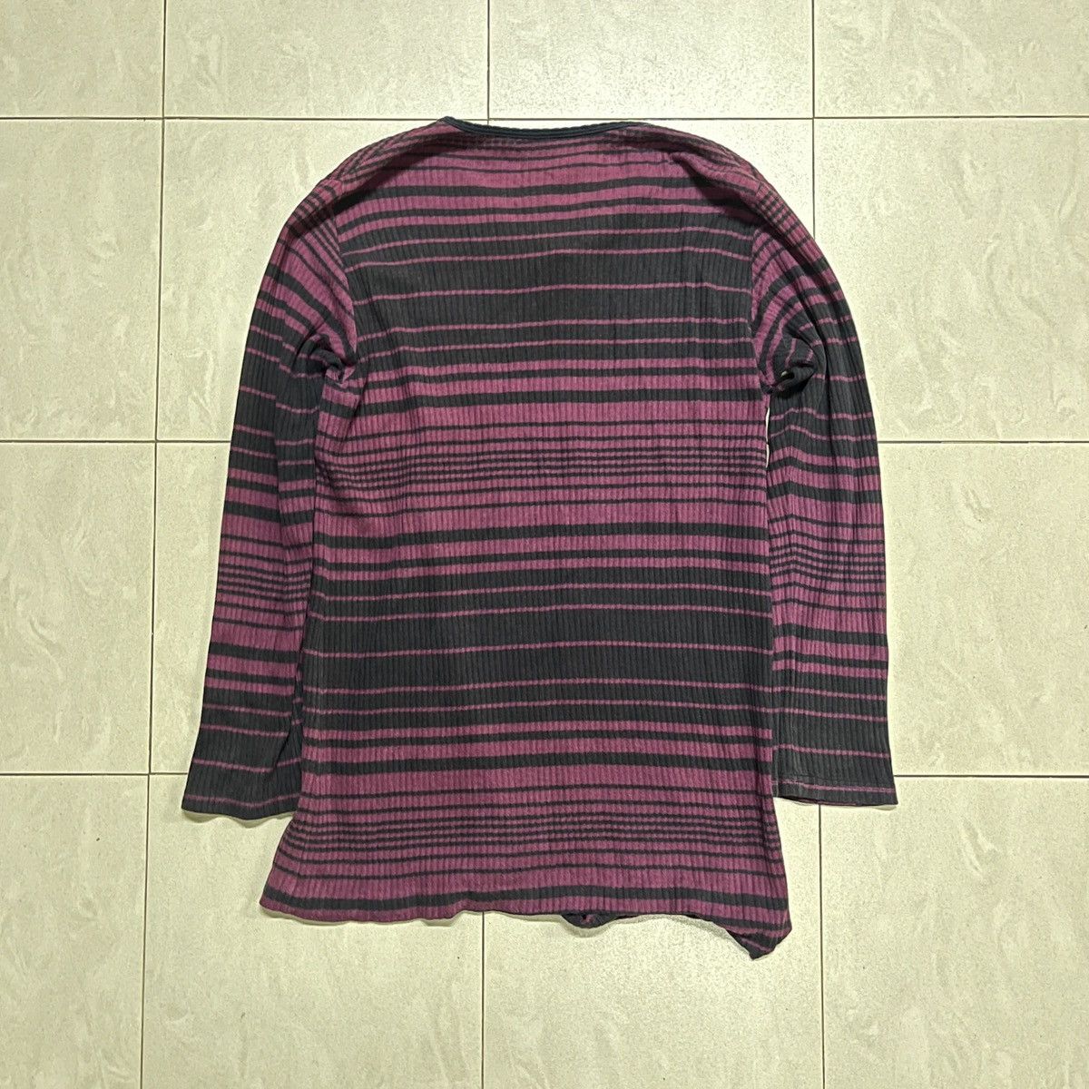 Sonia Rykiel Vintage Rare Sonia Rykiel Ribbed T Shirt Size S / US 4 / IT 40 - 10 Thumbnail