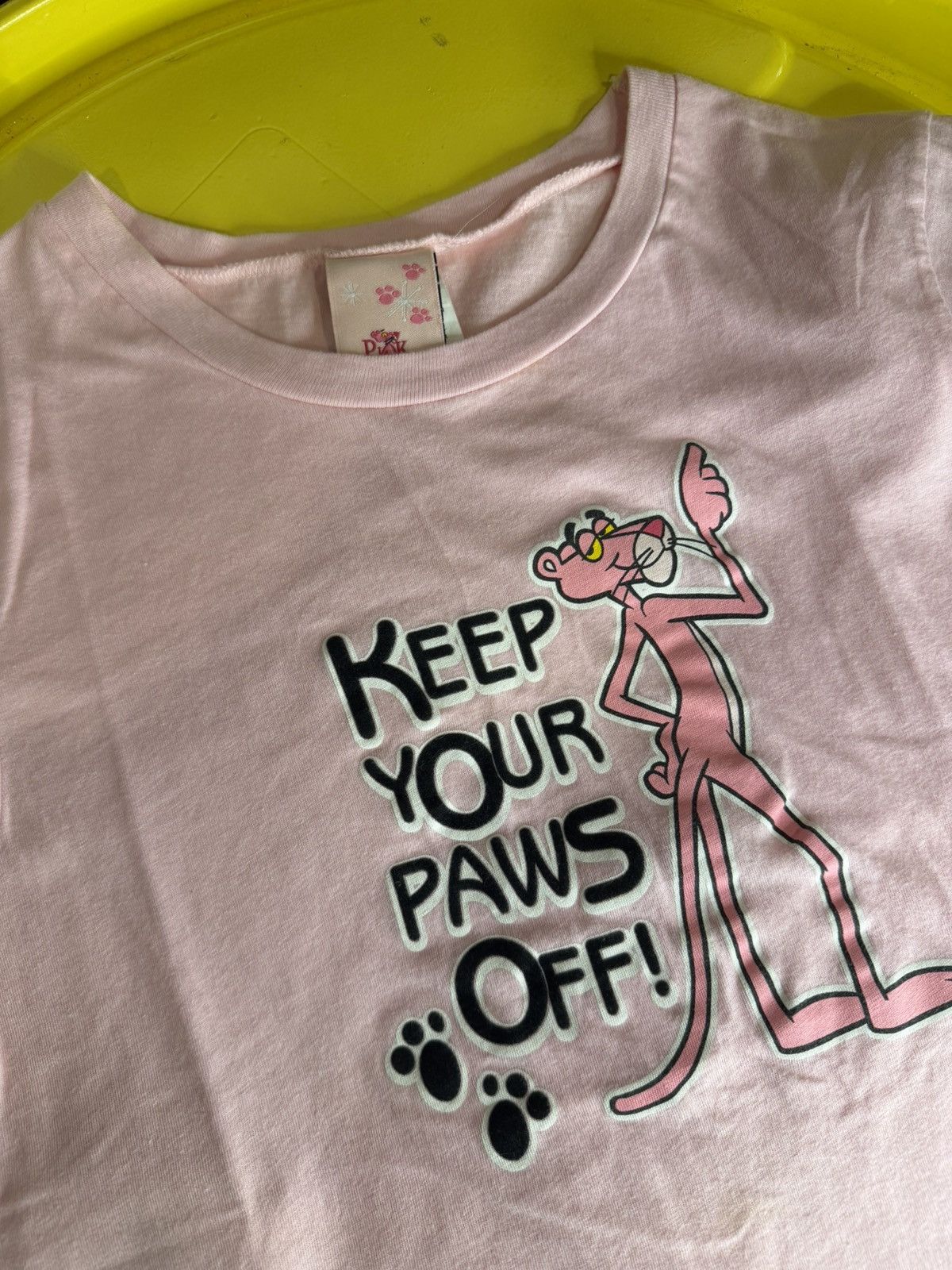 Vintage 1990s pink Panther vintage women’s T-shirt Size S / US 4 / IT 40 - 2 Thumbnail