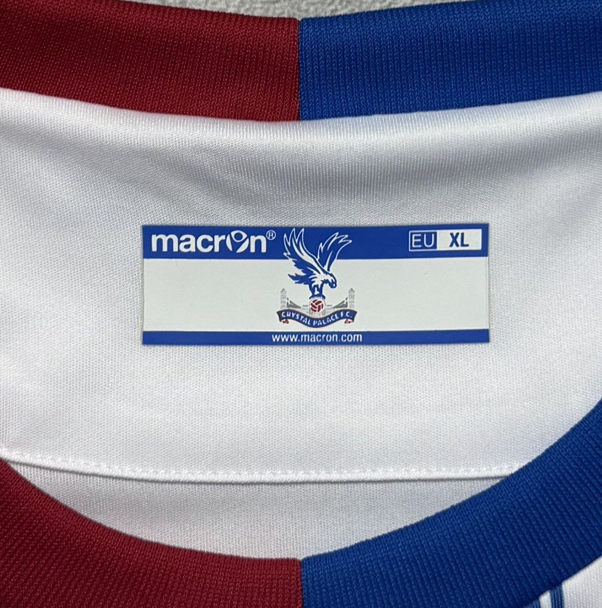 Macron Crystal Palace 2015 2016 Away Shirt Soccer Jersey Macron Size US XL / EU 56 / 4 - 16 Thumbnail