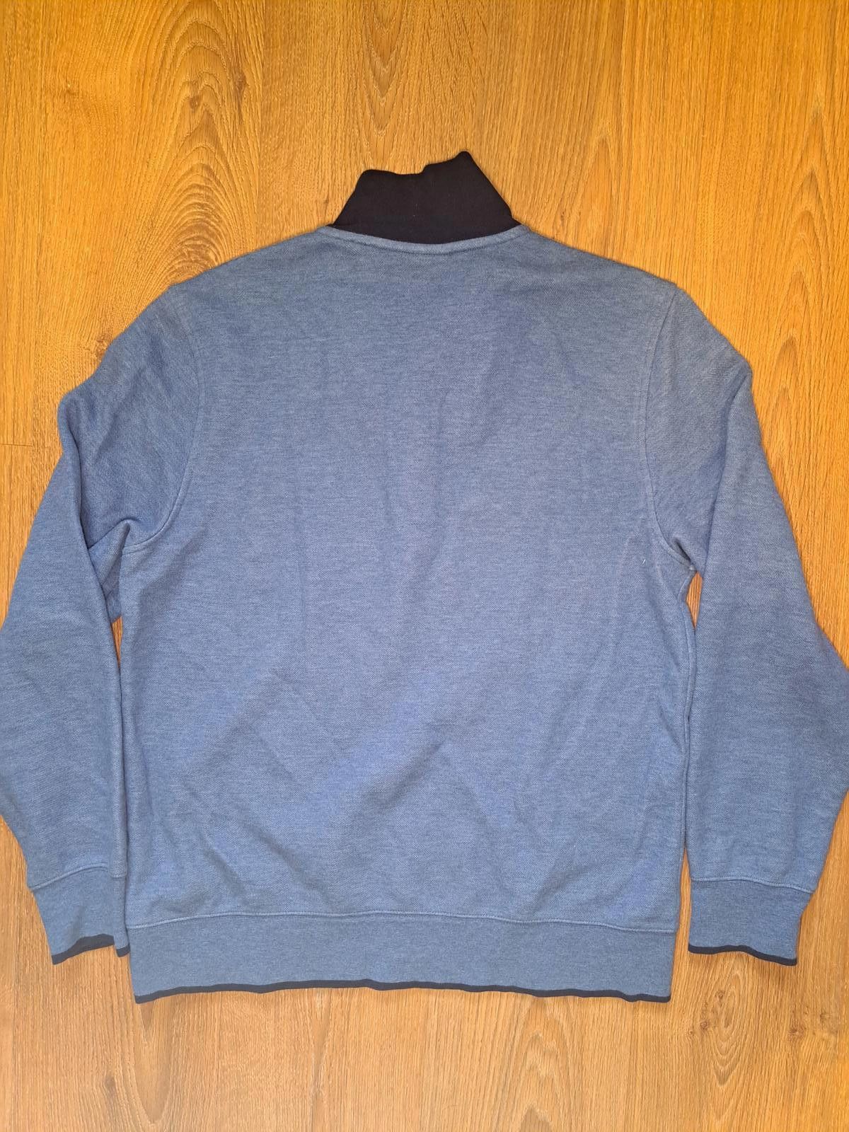 Brooks Brothers Brooks Brothers Quarter Zip Sweater Mens Medium Blue Cotton Size US M / EU 48-50 / 2 - 4 Thumbnail