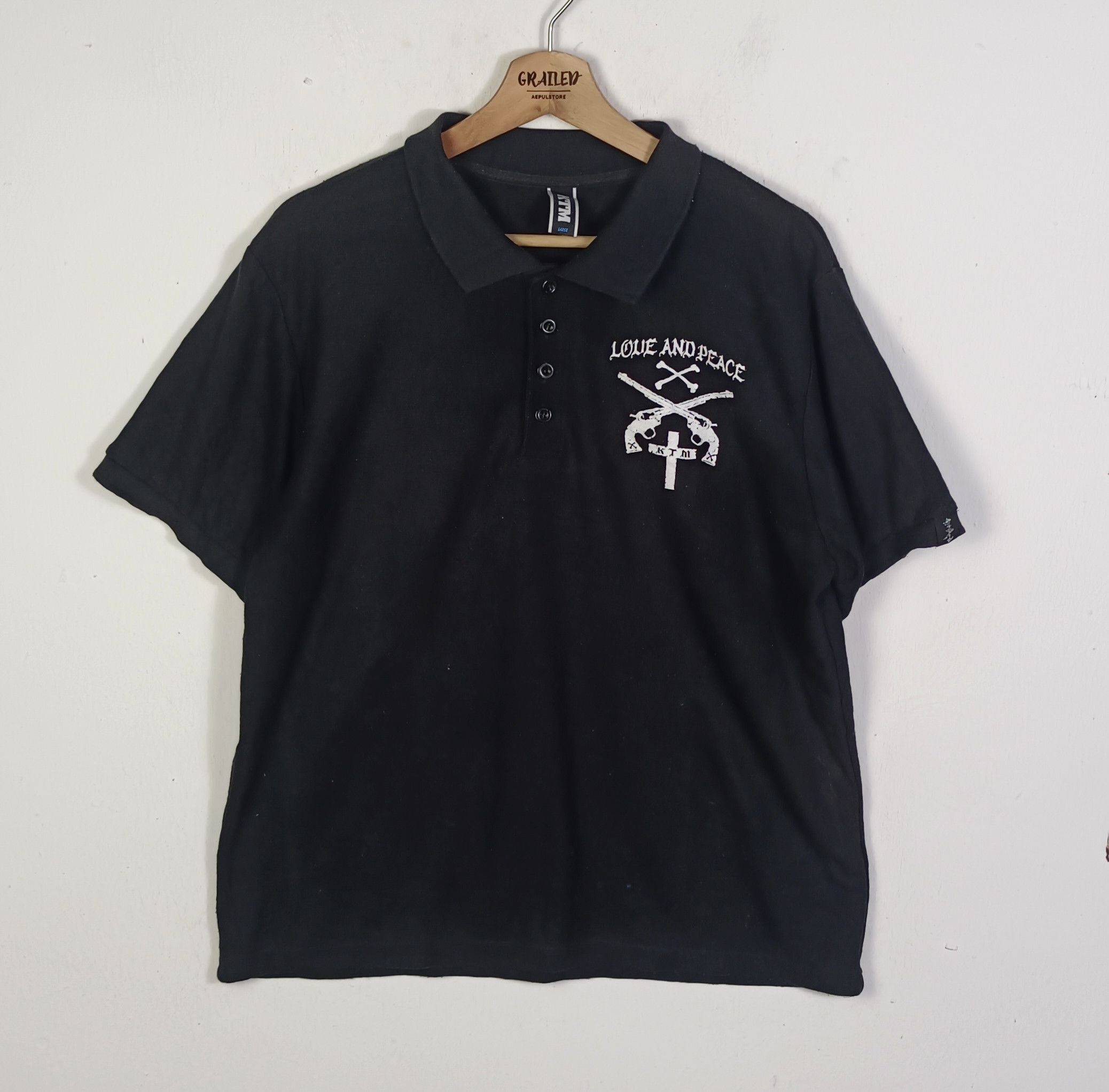 Japanese Brand × Vintage Vintage KTM " Love And Piece" Size US L / EU 52-54 / 3 - 2 Thumbnail