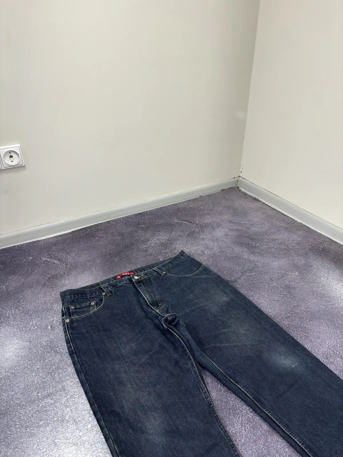 Levi's × Vintage Vintage Levi’s 501 Big Blue Tab USA Denim Baggy Jeans Size US 38 / EU 54 - 9 Thumbnail