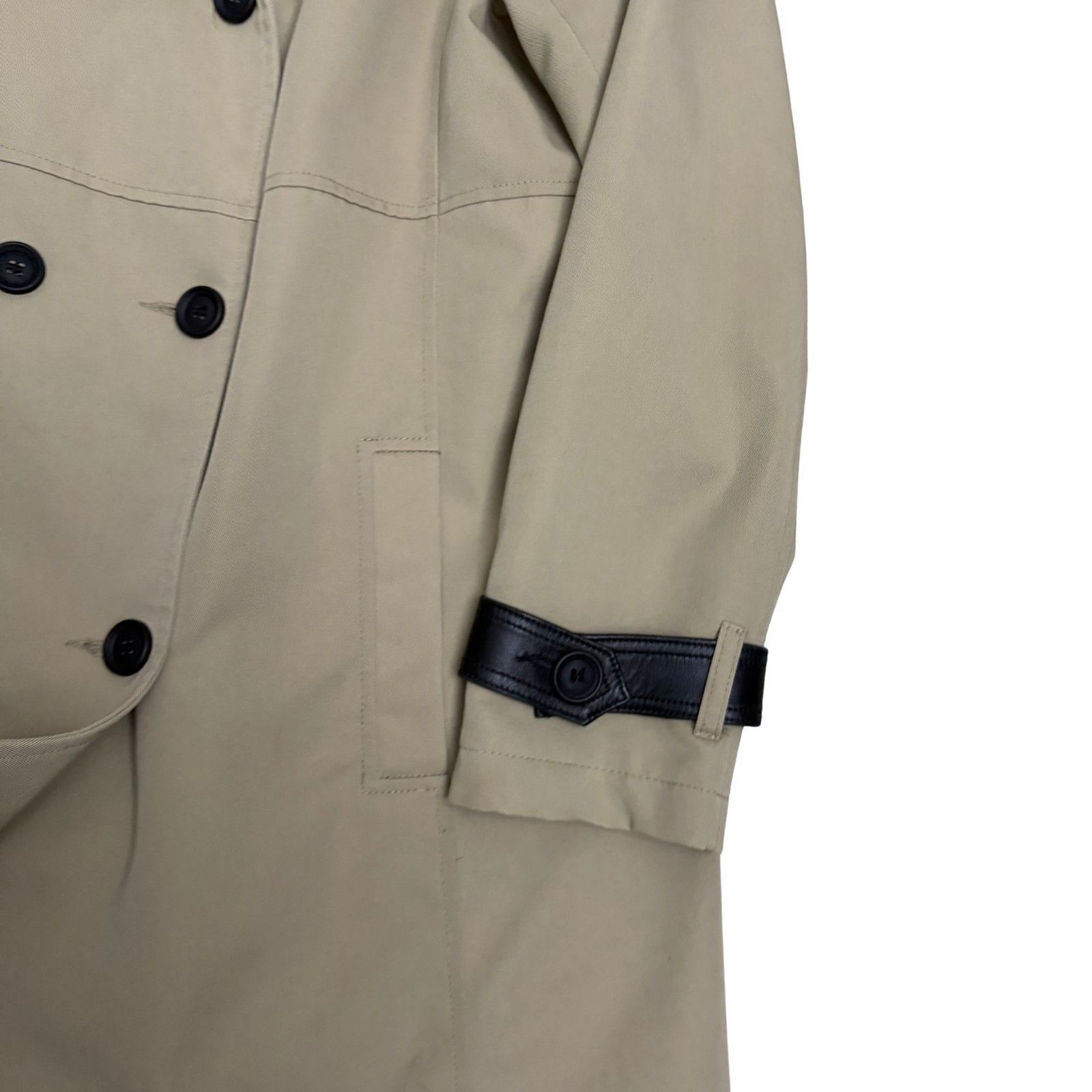 Danier DANIER Italian Leather Trench Coat Business Jacket Large Size L / US 10 / IT 46 - 8 Thumbnail