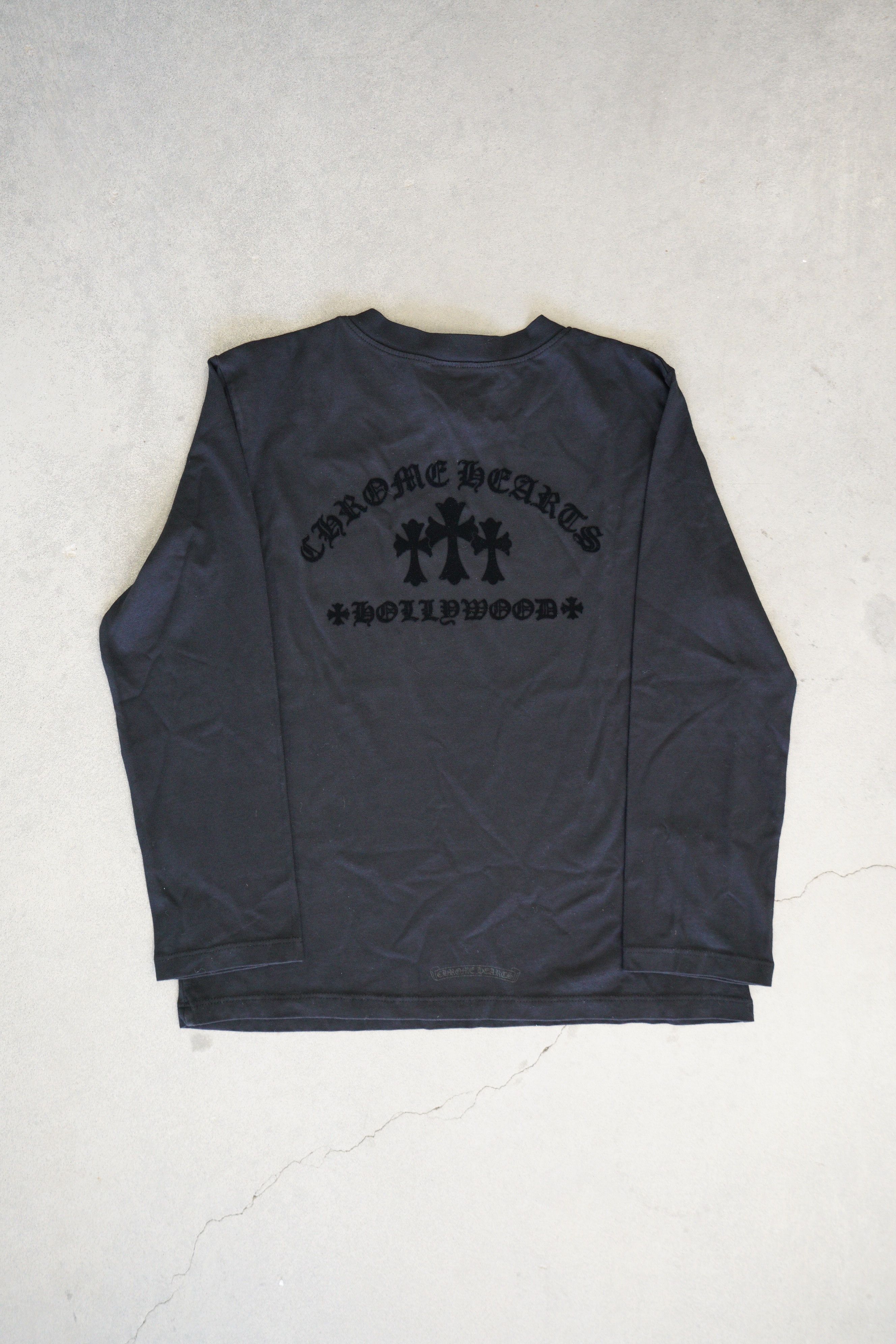 Chrome Hearts Chrome Hearts Triple Cross Hollywood Long Sleeve Tee