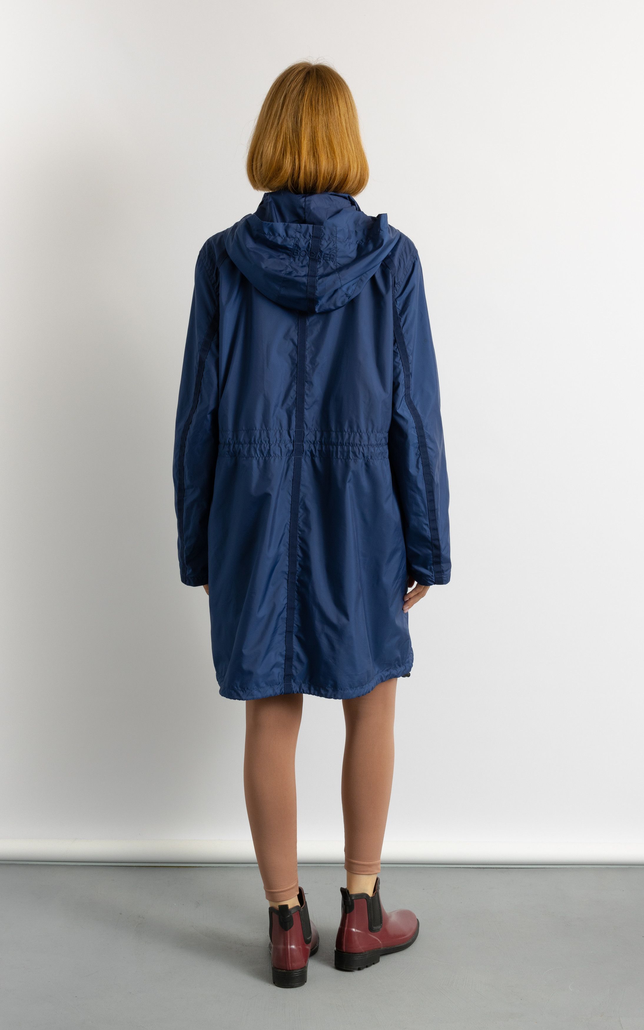 Bogner Woman Preowned BOGNER Blue RainCoat 8706 Size XL / US 12-14 / IT 48-50 - 5 Thumbnail