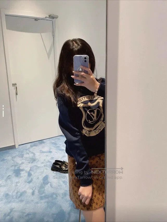 Louis Vuitton Louis Vuitton Monogram Wool Skirt. Size US 38 / EU 54 - 7 Thumbnail