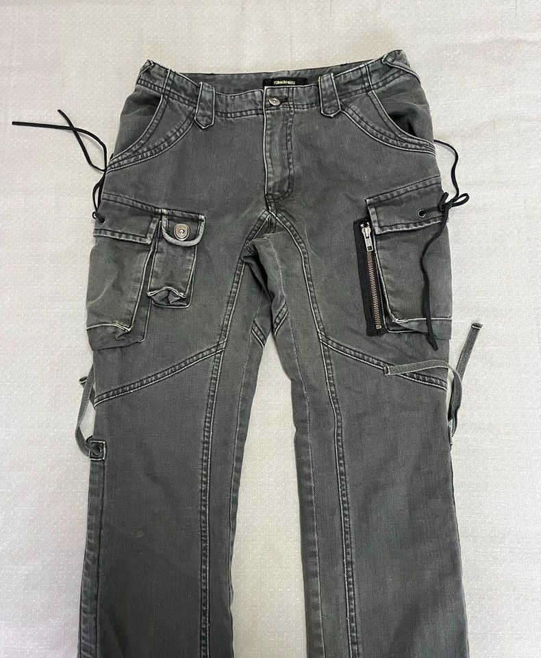 Yohji Yamamoto Tactical Vintage Denim Pants with Detailed Pockets-2506 Size 28" / US 6 / IT 42 - 4 Thumbnail