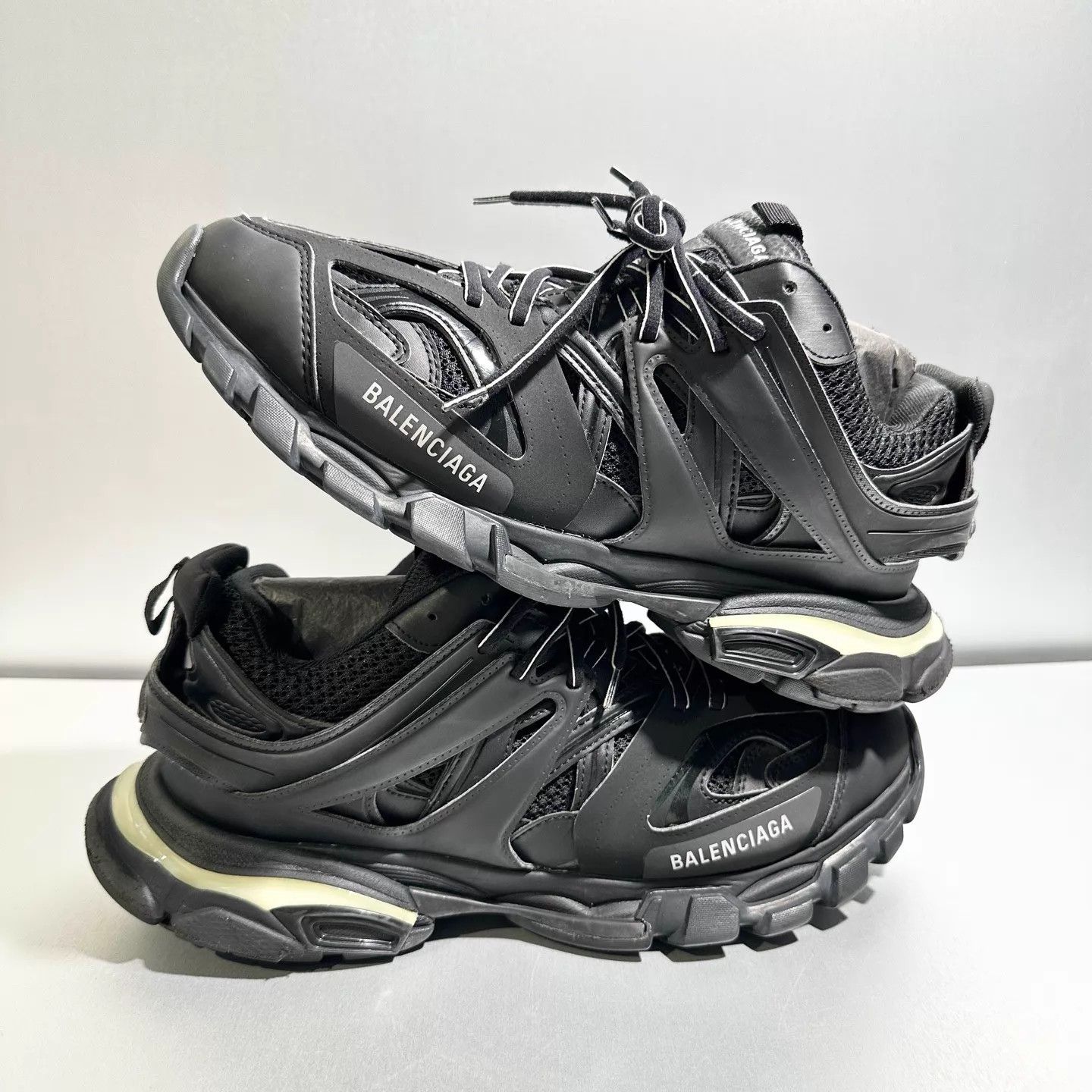 Balenciaga Balenciaga Track Black Led Version 44 EU X6529 Size US 11 / EU 44 - 3 Thumbnail