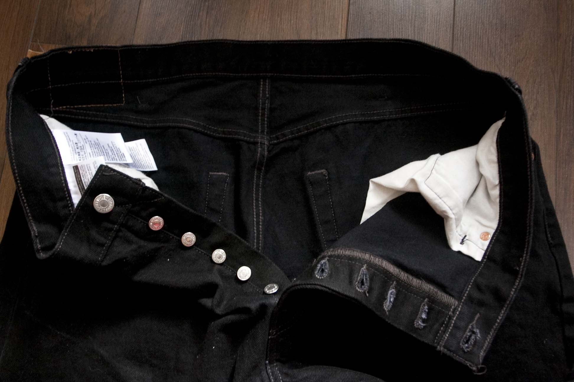 Levi's Levis 501 Black Jeans Size 39x31 Size US 39 - 6 Thumbnail