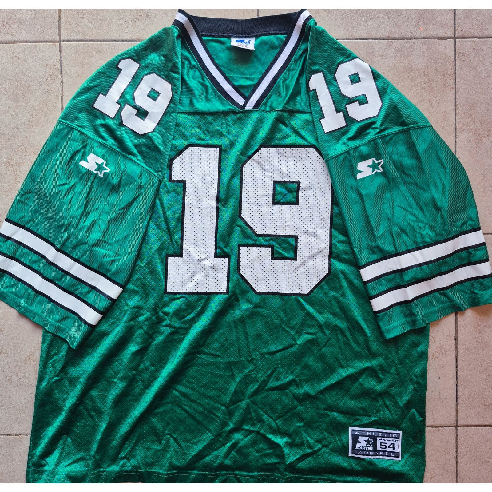 NFL × Starter Keyshawn JOHNSON #19 New York Jets jersey 54 kelly vintage Size US XXL / EU 58 / 5 - 2 Thumbnail