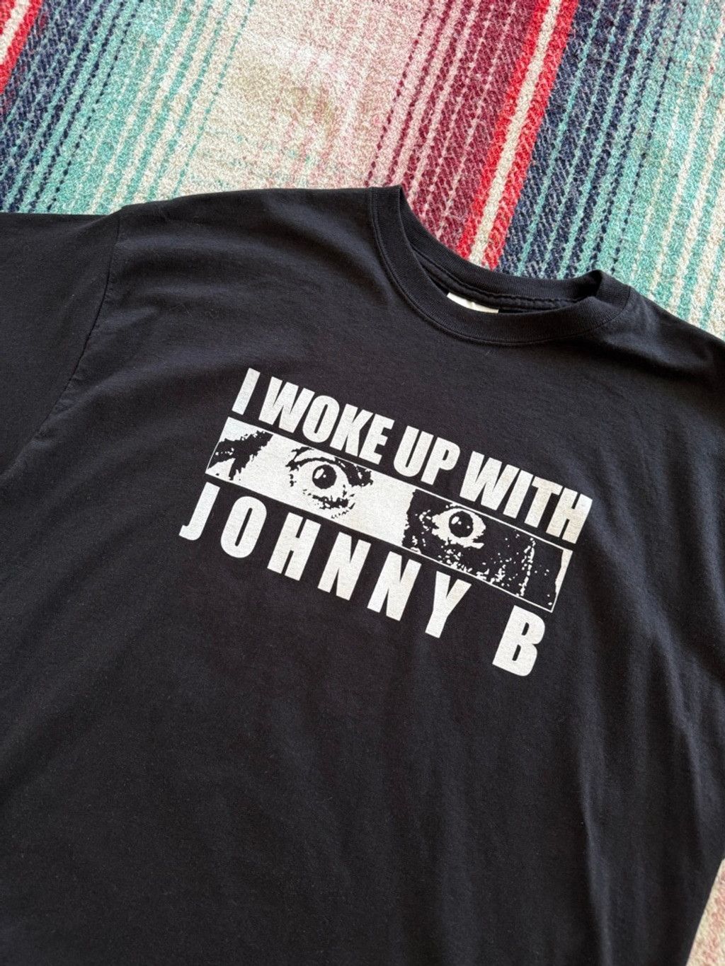 Hanes Hanes Black Johnny B Chicago Radio Short Sleeve Tee XL Size US XL / EU 56 / 4 - 2 Thumbnail