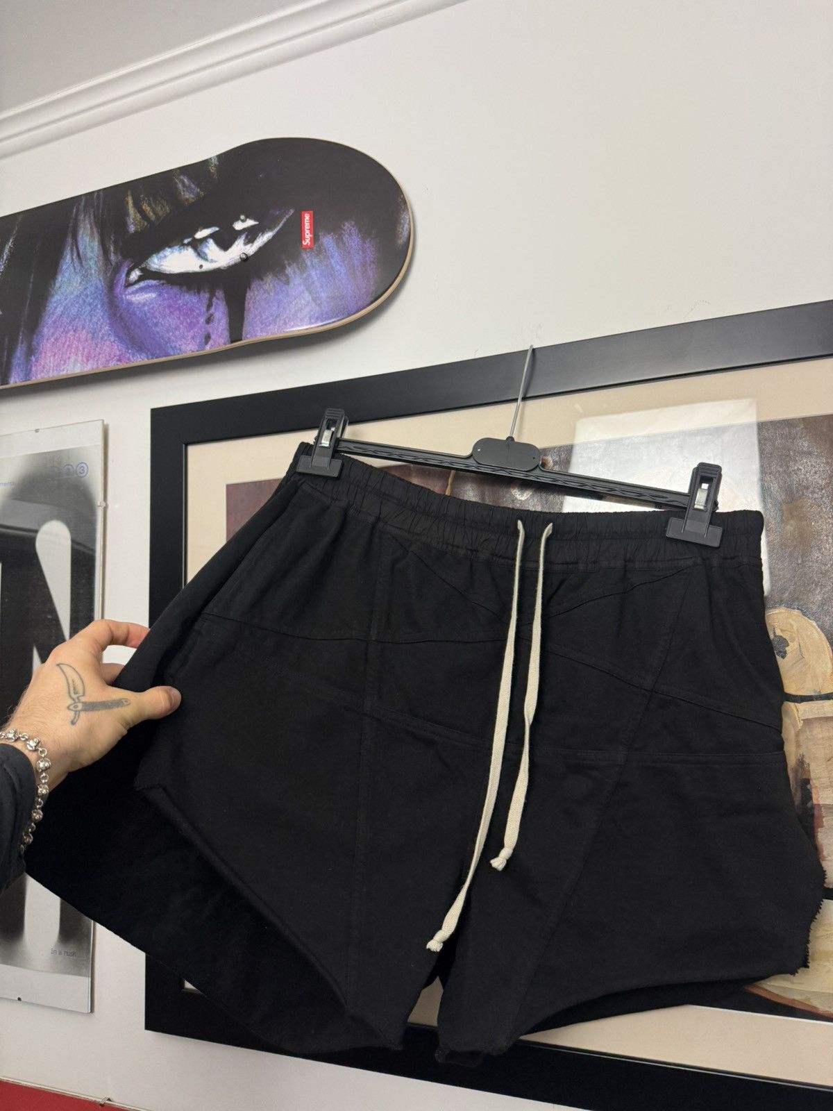 Rick Owens Rick Owens Pentagram Shorts Drkshdw Designer Avant Garde Size US 31 - 2 Thumbnail