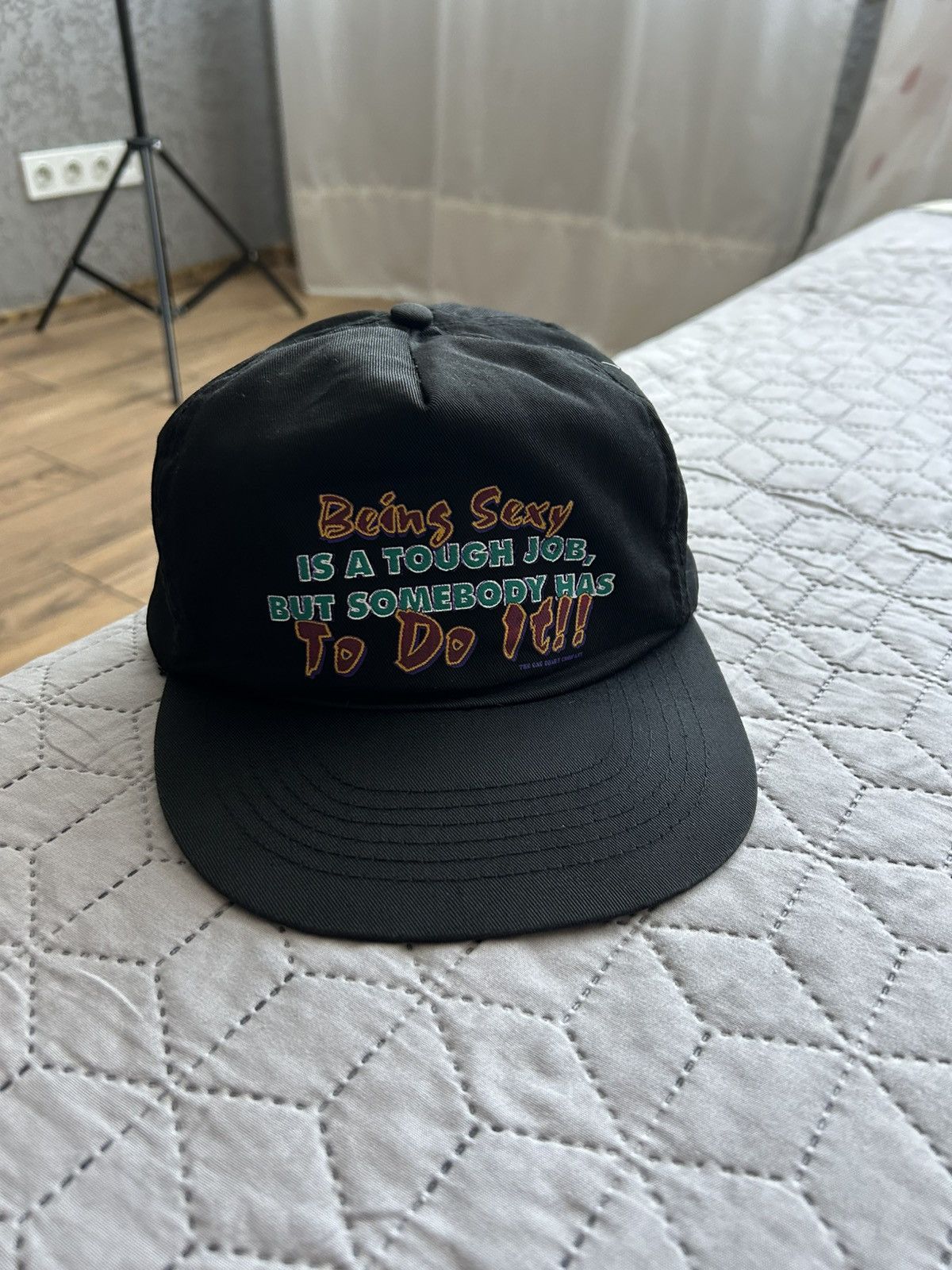 Other Vintage 90’s Being Sexy Is tough Job Cap Size ONE SIZE - 1 Thumbnail
