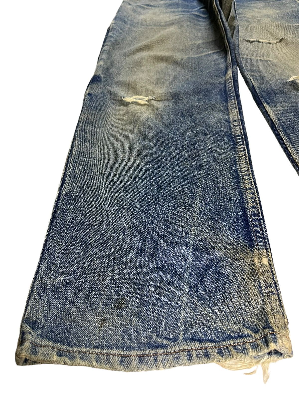 Japanese Brand Vintage Japanese Brand Mud Wash Carpenter Distressed Jeans Size US 35 - 6 Thumbnail