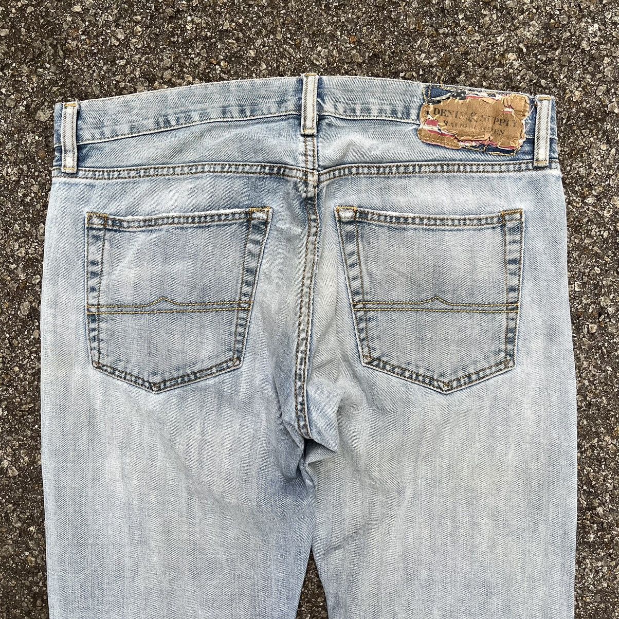 Polo Ralph Lauren Denim & Supply Denim Polo Ralph Lauren Blue Washed Jeans Size US 34 / EU 50 - 11 Thumbnail