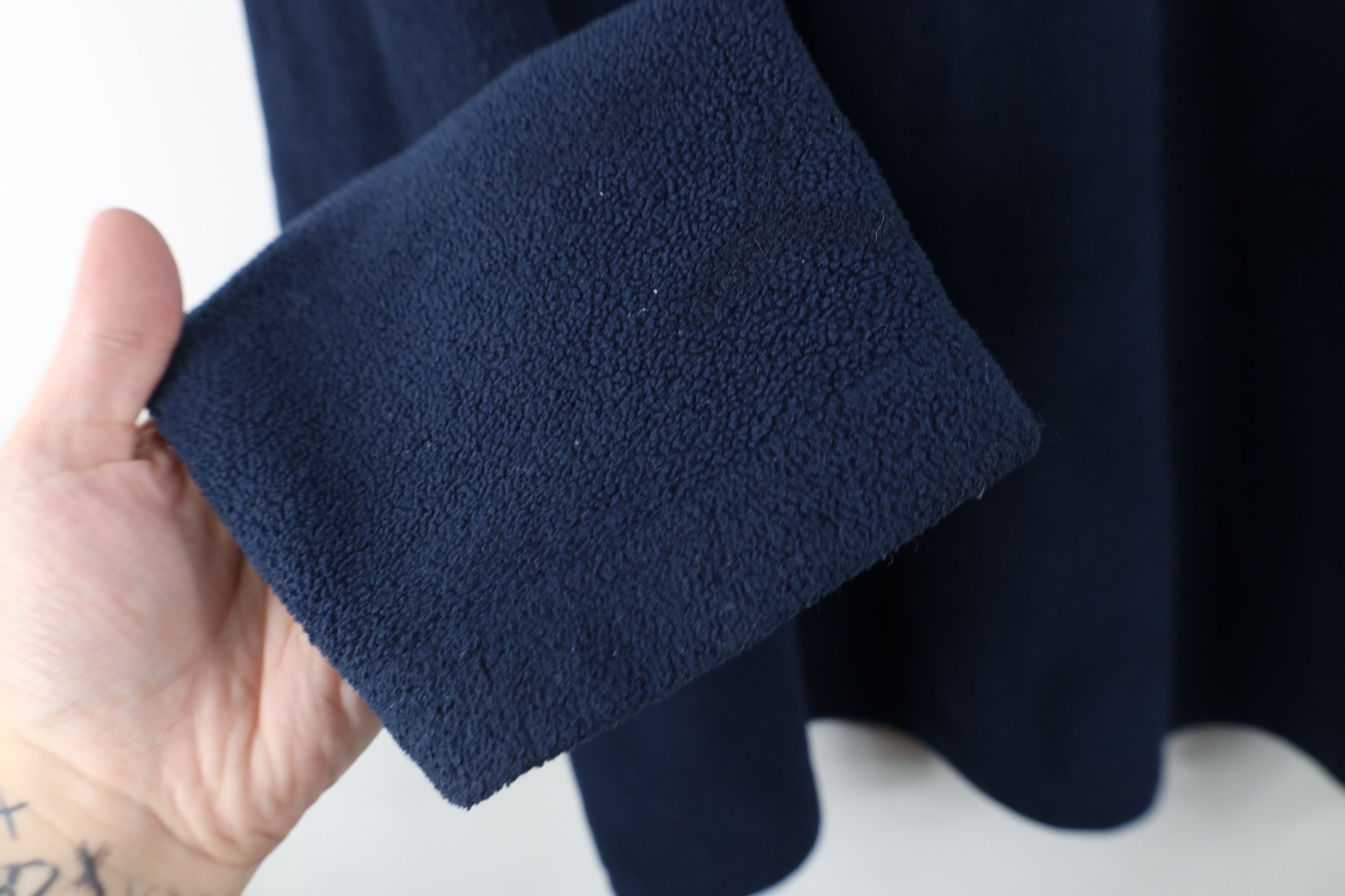 Gap Vintage 90s Y2K Gap Half Zip Fleece Pullover Sweater Blue Size US L / EU 52-54 / 3 - 9 Thumbnail