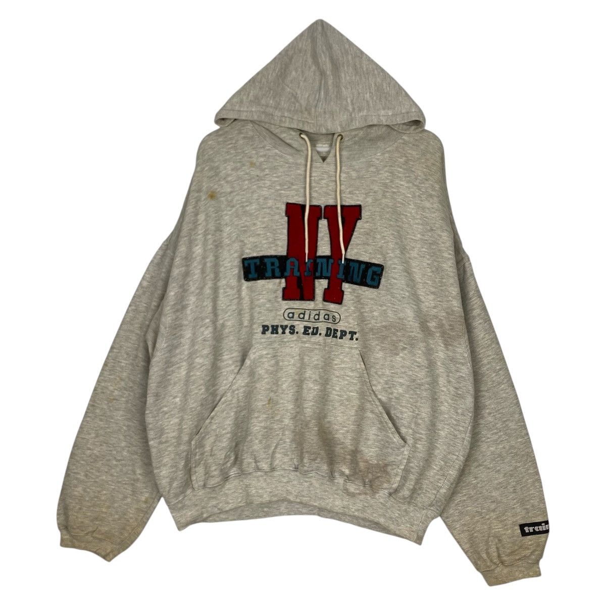 Adidas × Vintage Vintage Hoodie/sweatshirt Adidas Size US L / EU 52-54 / 3 - 1 Thumbnail