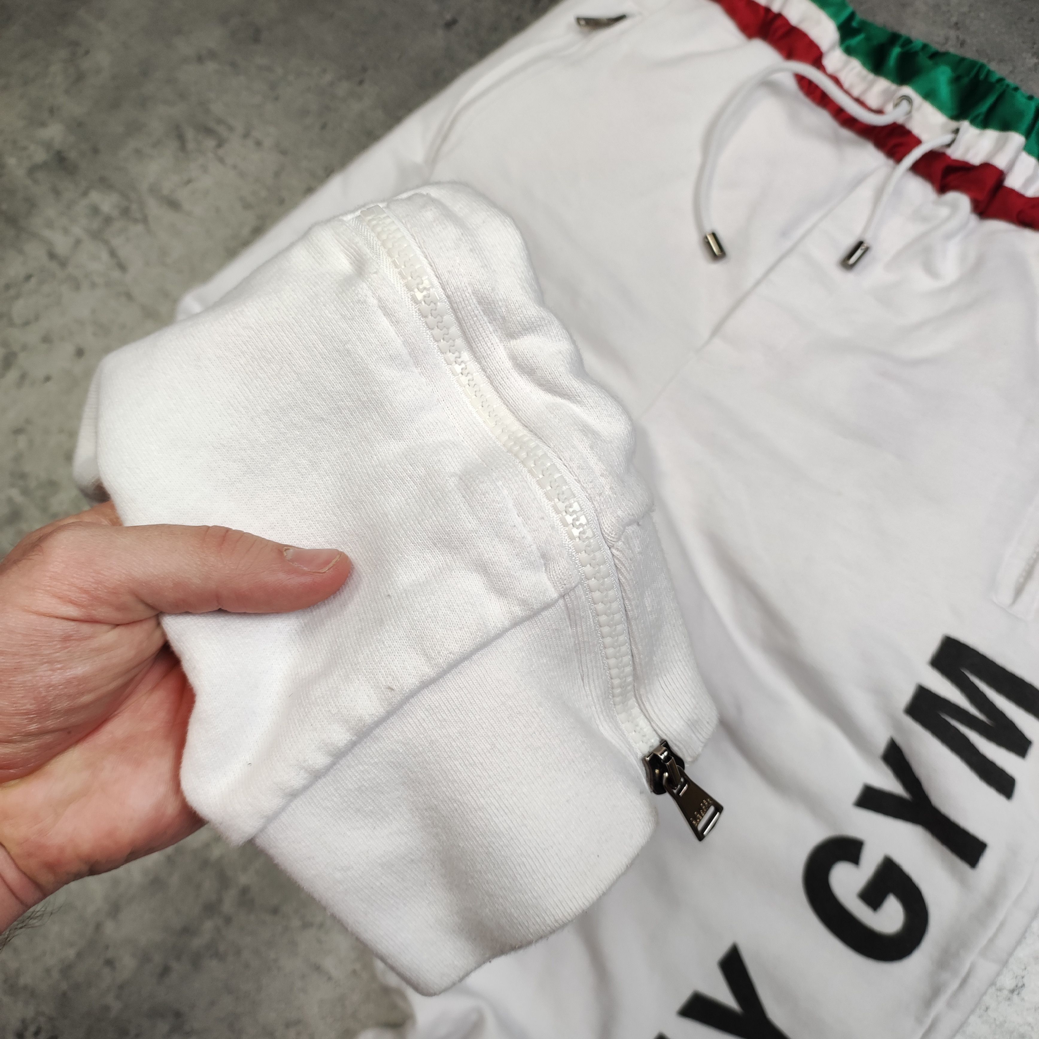Dolce & Gabbana RARE Dolce & Gabbana White Italy Army Gym Jogger Sweatpants Size US 32 / EU 48 - 6 Thumbnail